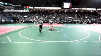 95 lbs Champ. Round 1 - Jacob Puma, DONA vs Grady Shea, NOCA