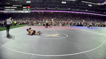 D1-106 lbs Champ. Round 1 - Shane Stevens, Warren Mott HS vs Derek Ward, South Lyon HS