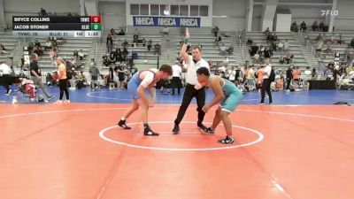 195 lbs Round Of 64 - Bryce Collins, TNWC Big Macs - HSB vs Jacob Stoner, BlueWave - HSB