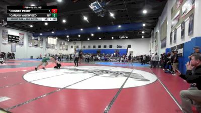 150 Boys Quarterfinal - Carlos Valdiviezo, Poway vs Conner Perry, Point Loma