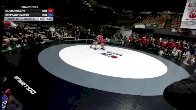 207 lbs Olivia Ruacho, CVWA - Central Valley Wrestling Association vs Steffany Castro, KCWA - Kern County Wrestling Association