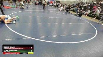 106 lbs Cons. Round 5 - Oscar Gauna, Kansas Young Guns Wrestling Club vs Luke Johnston, New Jersey