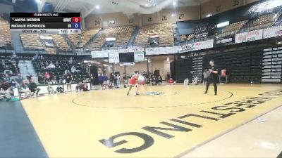 207 lbs Champ. Round 1 - Aniya Herbin, Minot State vs Natalie Espinoza, Schreiner University