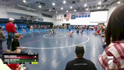 45 lbs Round 1 - Sofia Reynolds, Natrona Colts WC vs Remi Arnold, Saratoga Wrestling Club