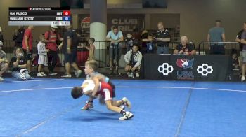 53 lbs 3rd Place Match - Kai Fusco, Inland Northwest Wrestling Training Center vs William Stott, Compound Wrestling