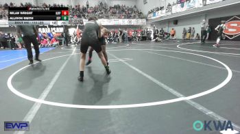 110 lbs Consi Of 8 #2 - Milan Wright, KIPP TULSA vs Allison Smith, Tulsa Blue T Panthers