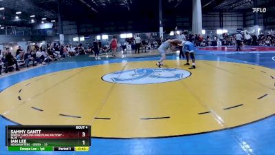 144 lbs Quarterfinals (8 Team) - Ian Lee, HEADHUNTERS - GREEN vs Sammy Gantt, NORTH CAROLINA WRESTLING FACTORY - BLUE