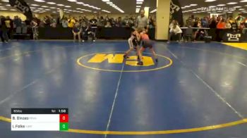 65 lbs Semifinal - Brinley Dinzeo, Penn Trafford vs Isabelle Folks, North Allegheny