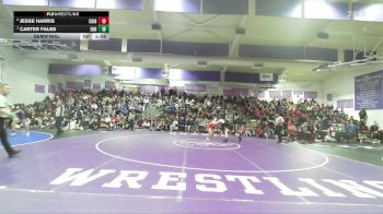 Boys 177 lbs Semifinal - Carter Fales, East Nicolaus Boys vs Jesse Harris, Chico Boys