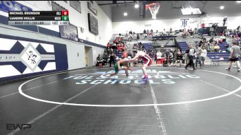 150 lbs Quarterfinal - Michael Brunson, Hilldale vs LiAndre Hollis, Muskogee
