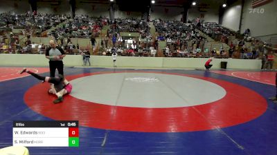 81 lbs Consi Of 8 #2 - Worth Edwards, Social Circle USA Takedown vs Slater Milford, Morris Fitness Wrestling Club