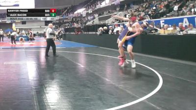 1A-4A 165 Cons. Round 2 - Sawyer Freed, Ranburne vs Alex Bacon, Bayside Academy