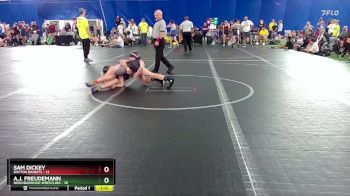 96 lbs Round 2 (8 Team) - A.J. Freudemann, Neighborhood Wrestling vs Sam Dickey, Dayton Bandits