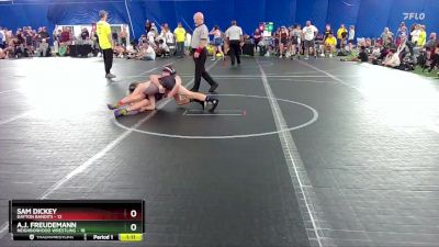 96 lbs Round 2 (8 Team) - A.J. Freudemann, Neighborhood Wrestling vs Sam Dickey, Dayton Bandits