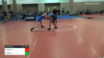 160 lbs Semifinal - Daniel Shoaf, North Carolina vs Avery Wills, Indiana