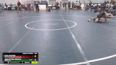 100 lbs Quarterfinal - Sebastian Gracia, Region WA vs Levi Foster, Dearborn Heights Wildcats