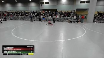 59 lbs Cons. Round 4 - Levi Kaufman, Roundtree Wrestling Academy vs Liam Brent, Simmons Academy Of Wrestling