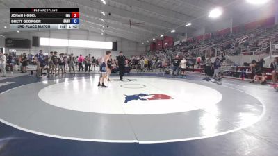 126 lbs 3rd Place Match - Jonah Hodel, Impact Wrestling Academy vs Brett Georger, Samurai