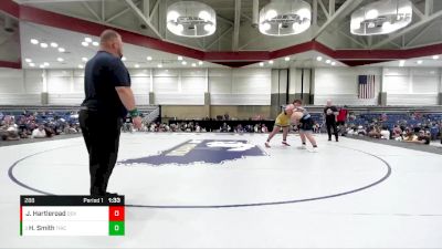 288 lbs Semifinal - Hayden Smith, Heritage Hills vs James Hartleroad, Dekalb