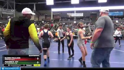 140 lbs Quarterfinal - Maverick Joy, WC Takedown Club vs Bjorn Paulson, Nebraska Boyz