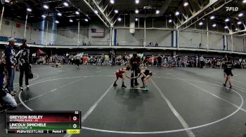 52 lbs Round 1 (10 Team) - Lincoln DiMichele, Brawler Elite vs Greyson Bosley, U2 Uprising Black