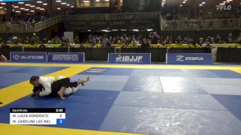 MARIA LUIZA HONORATO vs MORGAN CAROLINE LEE NELSON 2024 Pan Kids Jiu-Jitsu IBJJF Championship