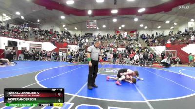 119 lbs Cons. Semi - Jasper Anderson, GGB vs Morgan Abernathy, Contenders Wrestling Acadamy