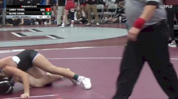 130 lbs Cons. Round 2 - Carly Vogel, Western Dubuque vs Elyse Caviel, Iowa City Liberty