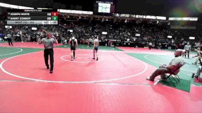 154 lbs Champ. Round 2 - Joseph White, PAW3 vs Avery Conroy, SRW2