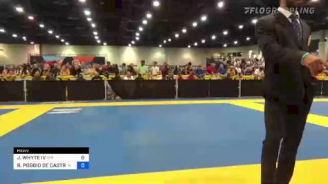 JAMES WHYTE IV vs ROGERIO POGGIO DE CASTRO 2022 World Master IBJJF Jiu-Jitsu Championship