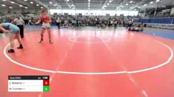 182 lbs Round Of 16 - John Roberts, OK vs Matthew Furman, PA