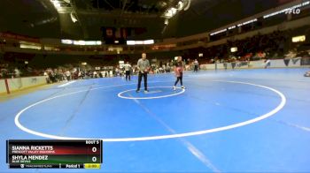 118 lbs Round 1 - Shyla Mendez, Blue Devils vs Sianna Ricketts, Prescott Valley Bighorns