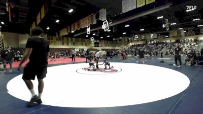 53 lbs Cons. Semi - Ricky Mendoza, Rough House vs Levi Prado, Deep Waters Wrestling
