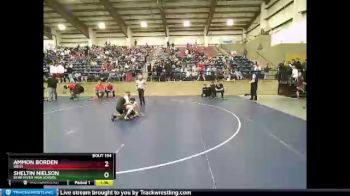 141 lbs Cons. Round 1 - Ammon Borden, West vs Sheltin Nielson, Bear River High School