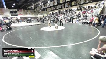 53 lbs Cons. Semi - Karson Arevalos, Socal Grappling Wrestling Club vs Maverick Mann, Temecula Valley Wrestling Club