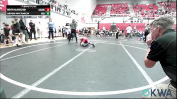 67 lbs Quarterfinal - Rori Hammond, Carl Albert vs Aspen Kincannon, Team Nomad