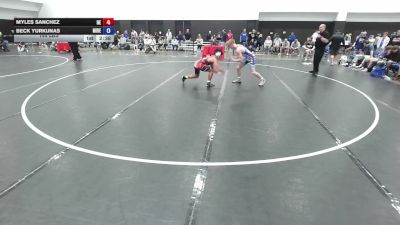 144 lbs Myles Sanchez, Team Nebraska vs Beck Yurkunas, Team Michigan Red