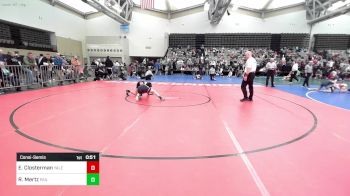 99-J lbs Consolation - Evan Closterman, Yale St vs Ryan Mertz, Paulsboro