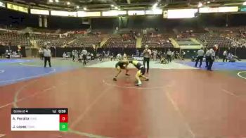 138 lbs Consi Of 4 - Alec Peralta, Temecula Valley vs Johnny Lopez, Poway Wrestling