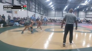 157 lbs Allday - Aiden Nichols, BEACH BOYZ WRESTLING CLUB vs Brady Ming, HEAVY HITTING HAMMERS