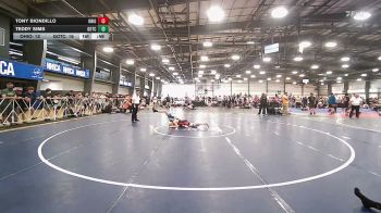 112 lbs Quarterfinal - Tony Biondillo, Ohio United - MS vs Teddy Sims, Team Gotcha - MS