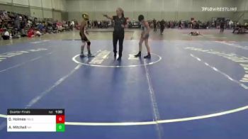 100 lbs Quarterfinal - Quinten Holmes, Team Pueblo vs Akeem Mitchell, Nm Gold