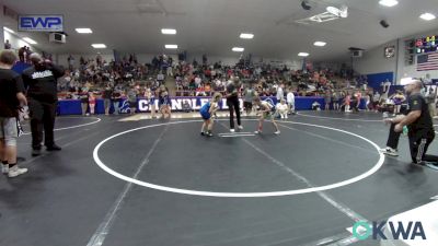 62 lbs Consi Of 4 - Tennesselynn Goodner, Standfast vs Emerly Pretty Bear, Harrah Little League Wrestling