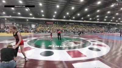 82 lbs Quarterfinal - Quinn Cisneros, Gladiator Wrestling Academy vs Kinley Coles, Gorilla Wrestling Club