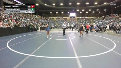 235 lbs Quarterfinal - Taijonna Bryant, Andover Hs vs Alexa Castillo, Emporia Hs