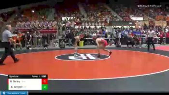 132 lbs Semifinal - Kohen Wright, Independence vs Noah Bailey, Tonganoxie