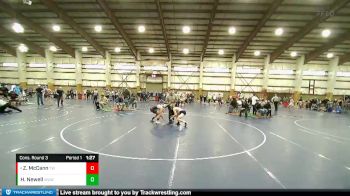 132 lbs Cons. Round 3 - Zack McCann, Timpanogos Wrestling vs Hudson Newell, Wyoming Underground Wrestling