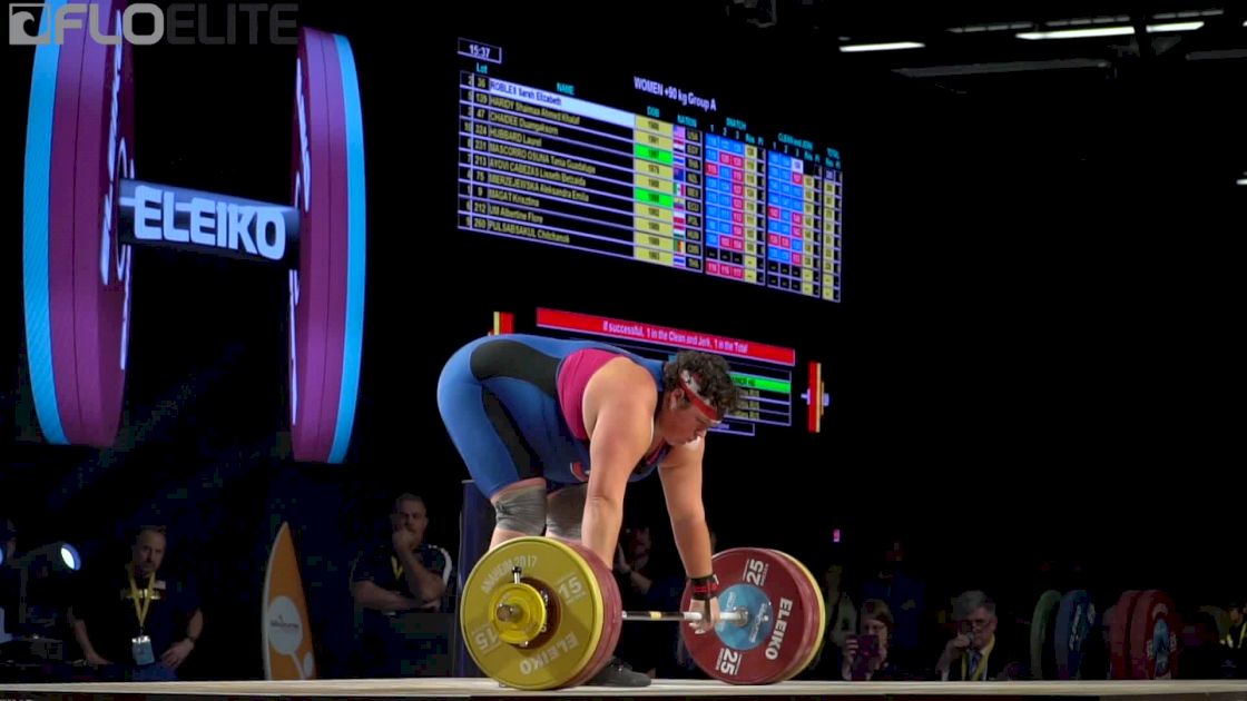 Sarah Robles Gold Medal Clean & Jerk From 2017 Worlds