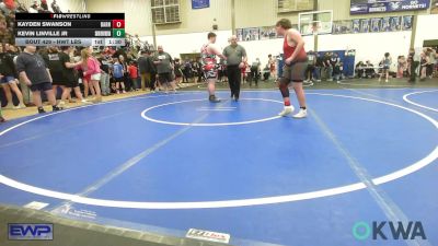 Semifinal - Kayden Swanson, Barnsdall Youth Wrestling vs KEVIN LINVILLE Jr, Skiatook Youth Wrestling