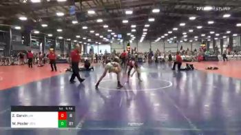 105 lbs Prelims - Zach Garvin, LAW vs Wynn Pooler, Junior Terps Xtreme